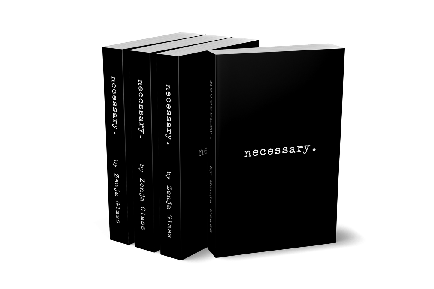 "necessary." by Zenja Glass (Autographed Paperback)