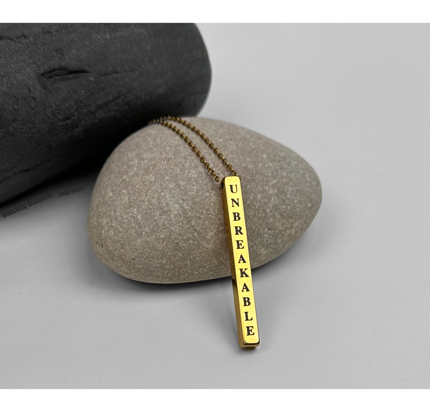 Unbreakable® Stainless Steel Necklace by Zenja Glass