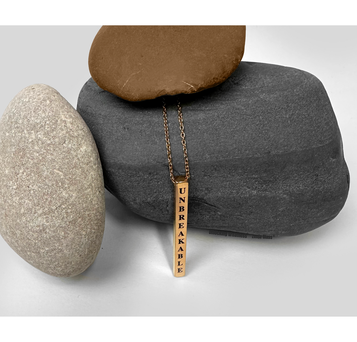 Unbreakable® Stainless Steel Necklace by Zenja Glass