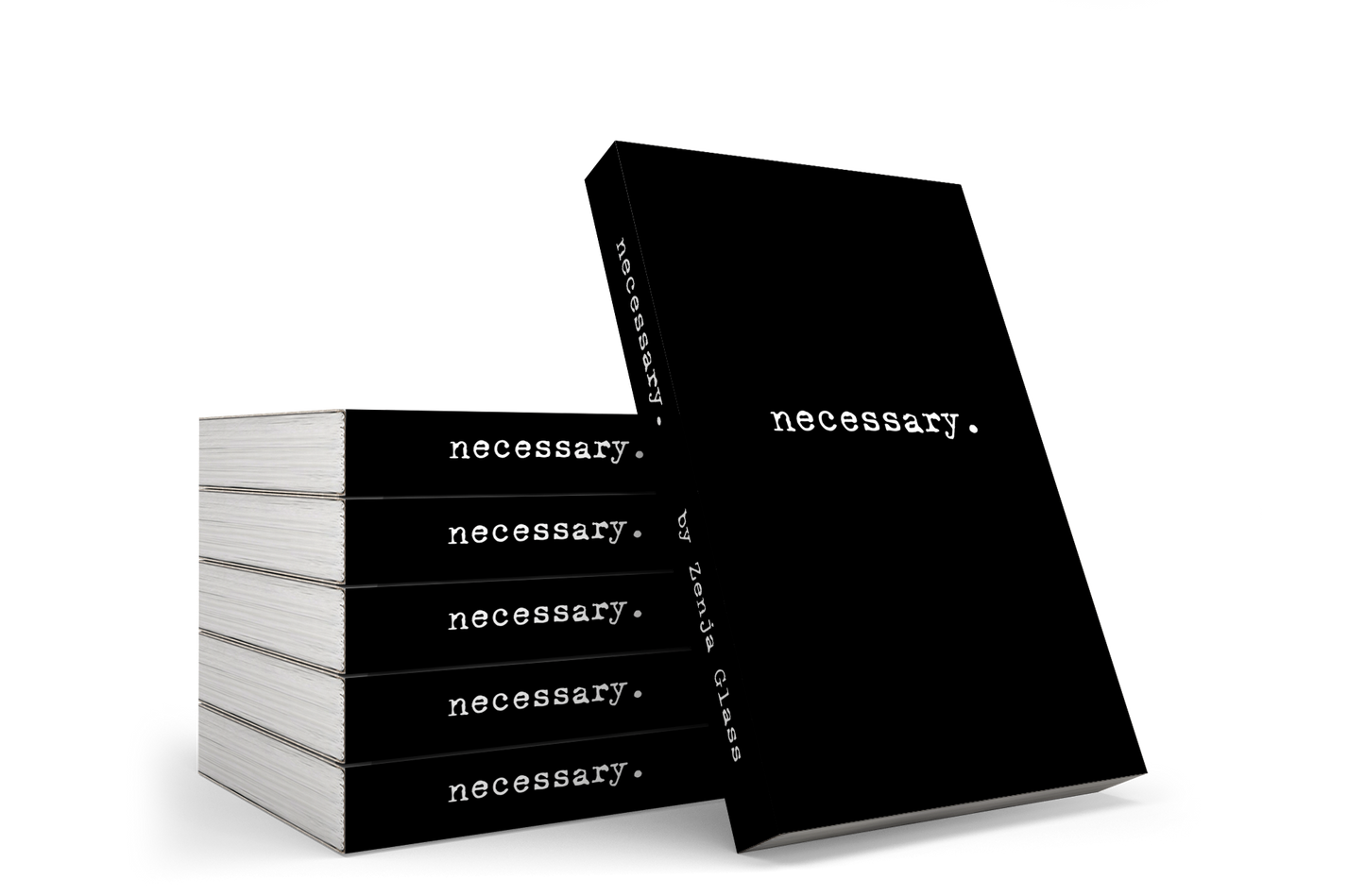 "necessary." by Zenja Glass (Autographed Paperback)