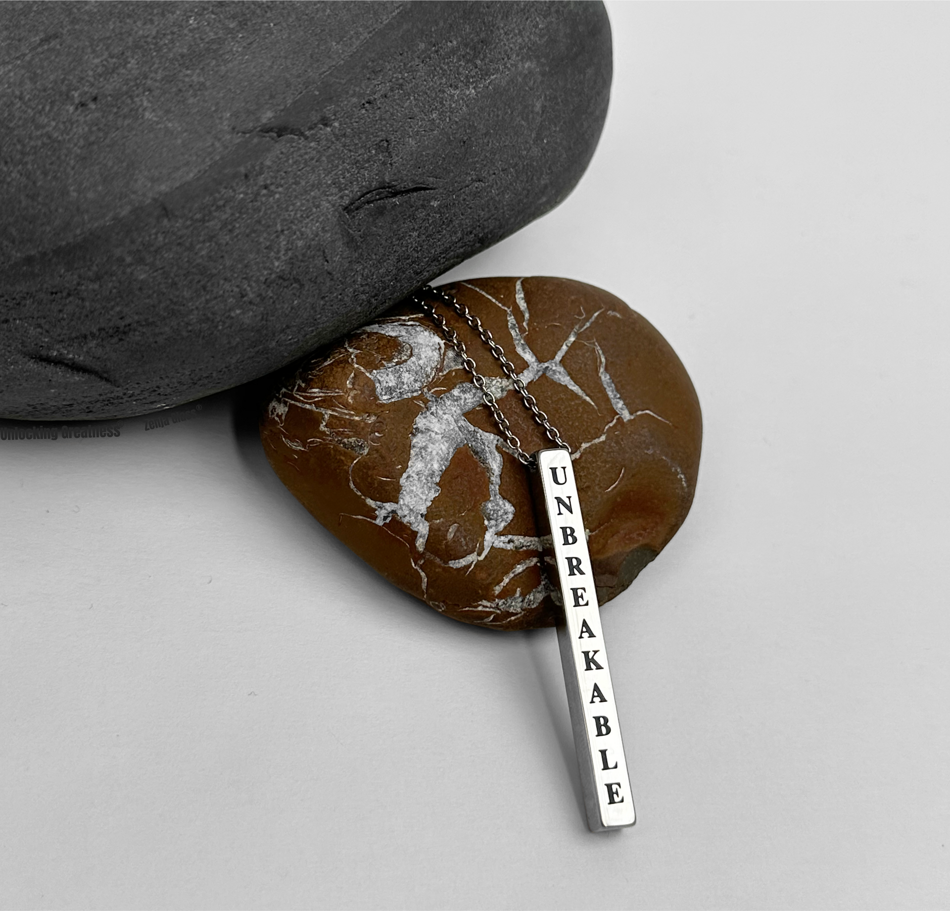 Unbreakable® Stainless Steel Necklace by Zenja Glass – Unlocking